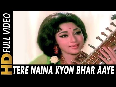 TERE NAINA KYON BHAR AAYE LYRICS - Lata Mangeshkar | Geet (1970)