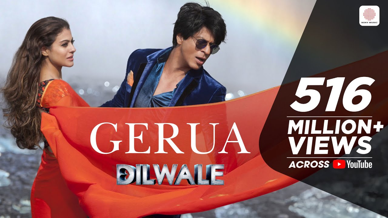 Gerua Lyrics In Hindi- Shah Rukh Khan, Kajol-Dilwale (2015)