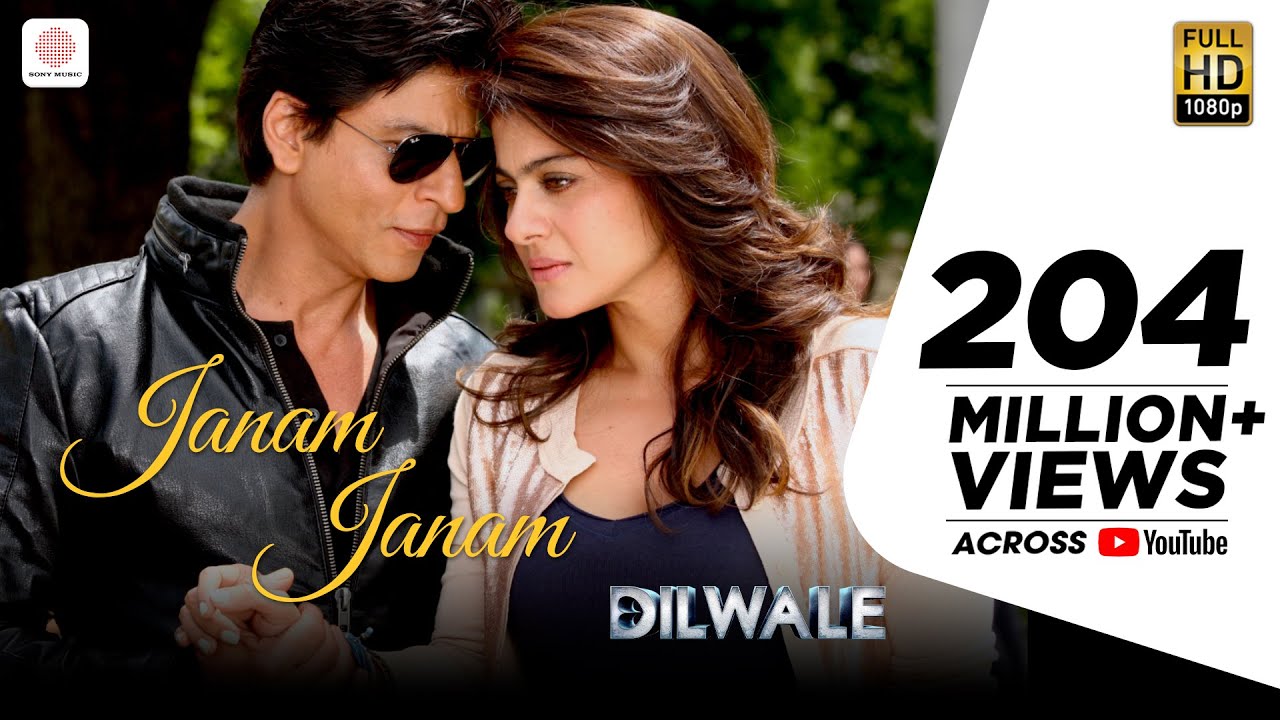 anam Janam Lyrics In Hindi - Shah Rukh Khan, Kajol-Dilwale (2015)