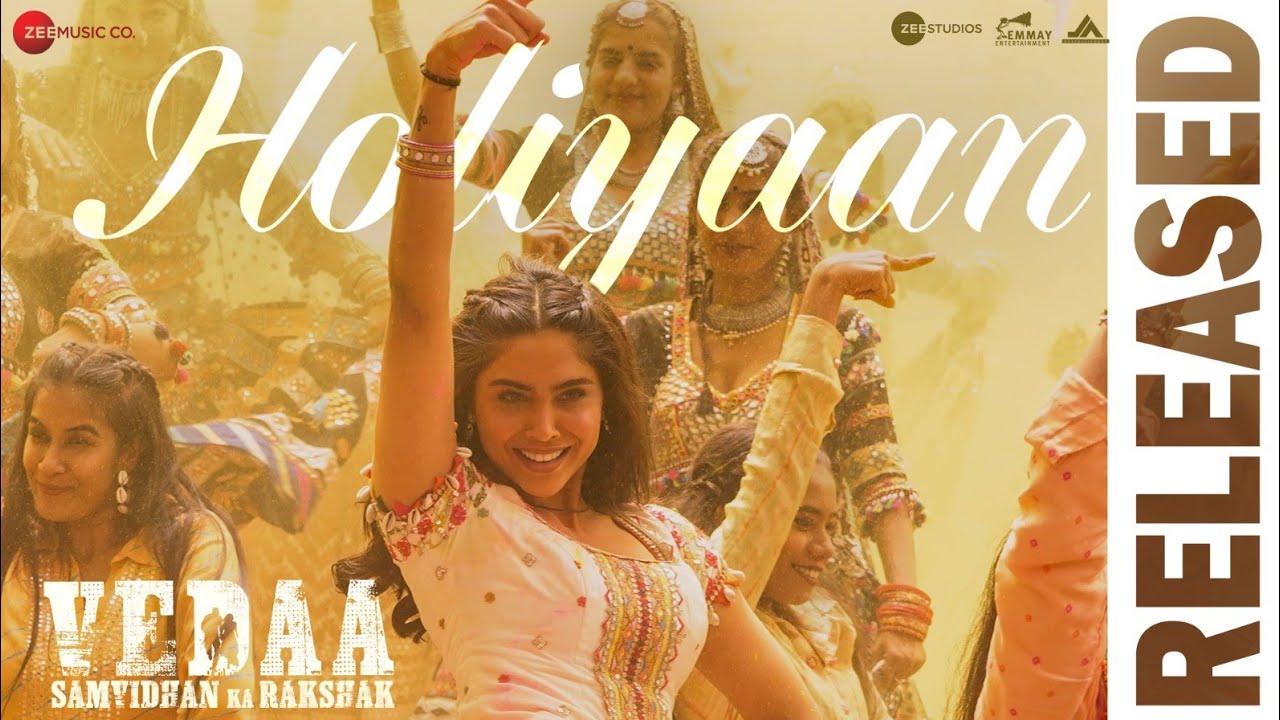 HOLIYAAN LYRICS IN HINDI- Nikhita Gandhi, Asha Sapera, MC Square | Vedaa