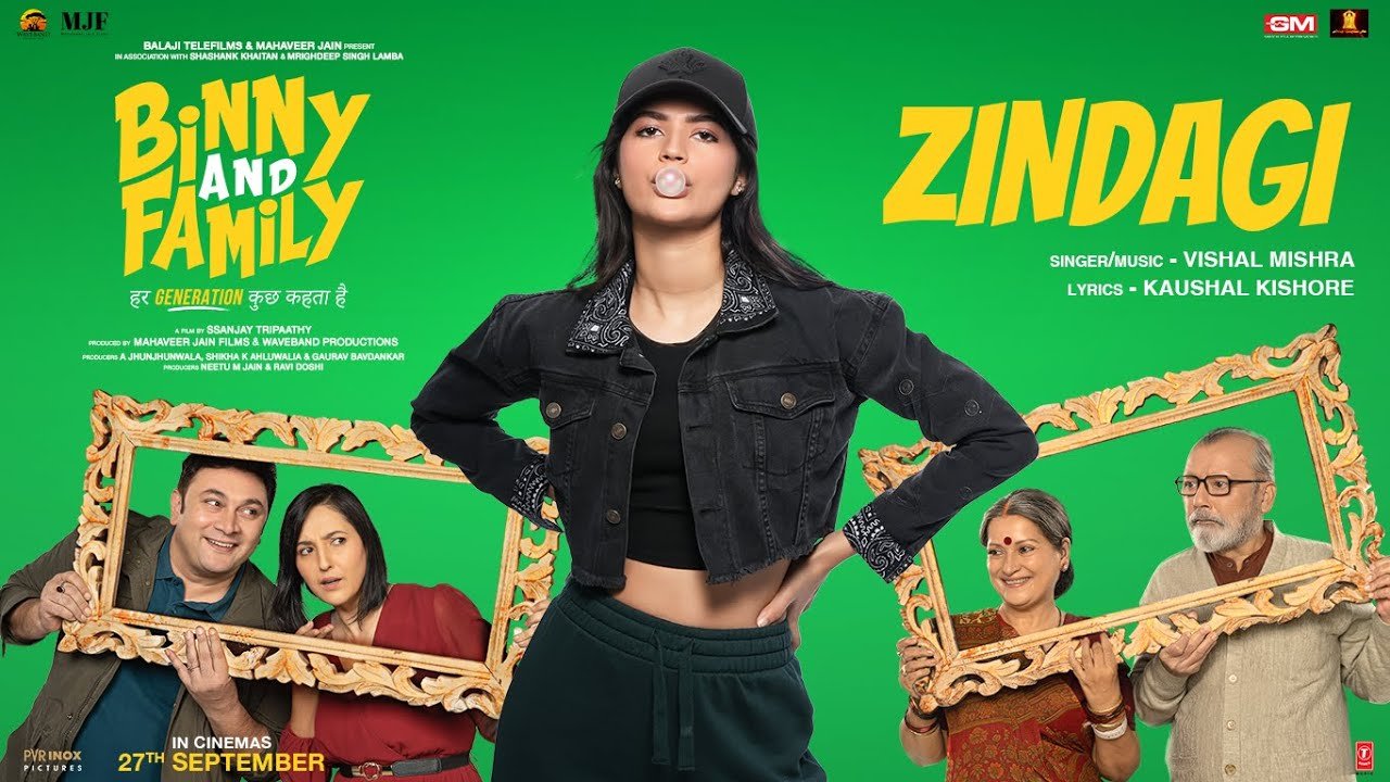 ज़िन्दगी Zindagi Lyrics in Hindi – Vishal Mishra-Binny and Family (2024)