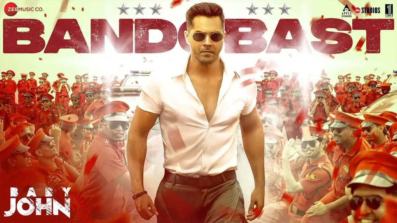 Bandobast Lyrics In Hindi - Baby John (2024) Thaman S