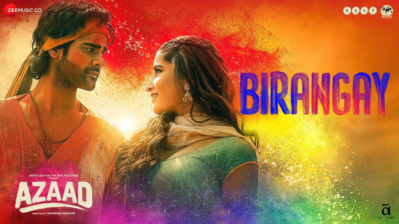 बिरंगे Birangay Lyrics in Hindi – Azaad (Amit Trivedi)