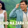 Socho Na Zara Yeh Socho Na Lyrics In Hindi- Udit Narayan, Alka Yagnik | Chhote Sarkar(1996)