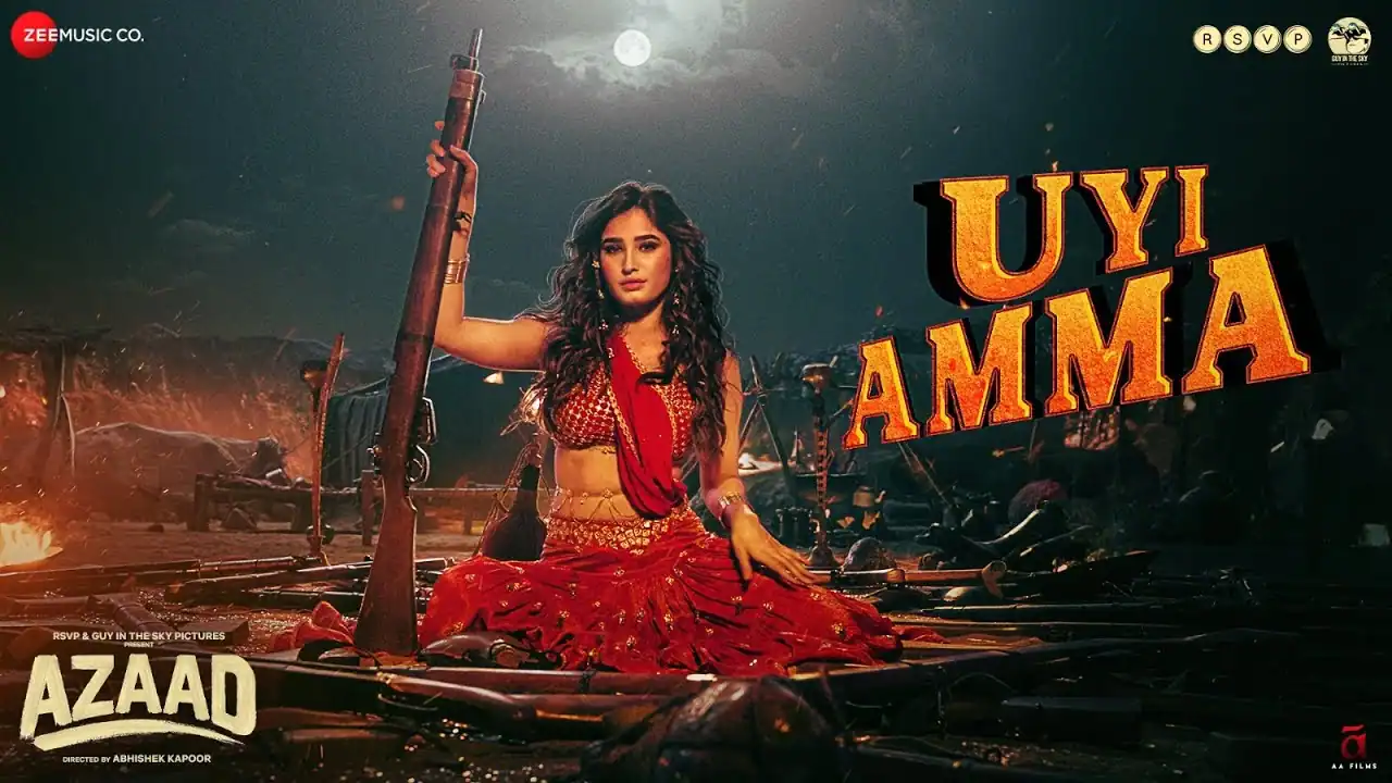 उई अम्मा Uyi Amma Lyrics in Hindi – Azaad