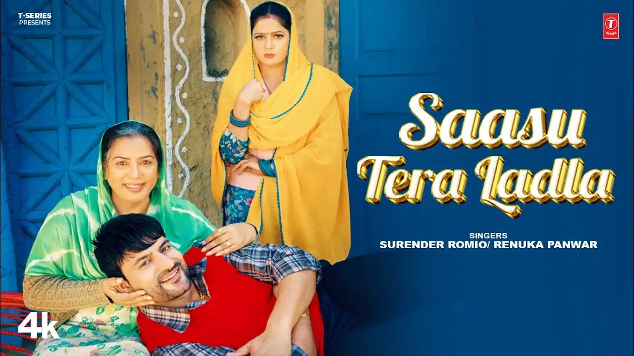 Saasu Tera Ladla Lyrics In Hindi - Surender Romio, Renuka Panwar | Saasu Tera Ladla