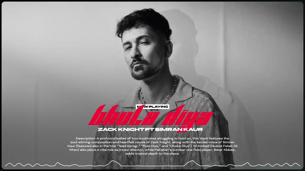 भुला दिया Bhula Diya Lyrics In Hindi - Zack Knight, Simran Kaur, Haider Abbas