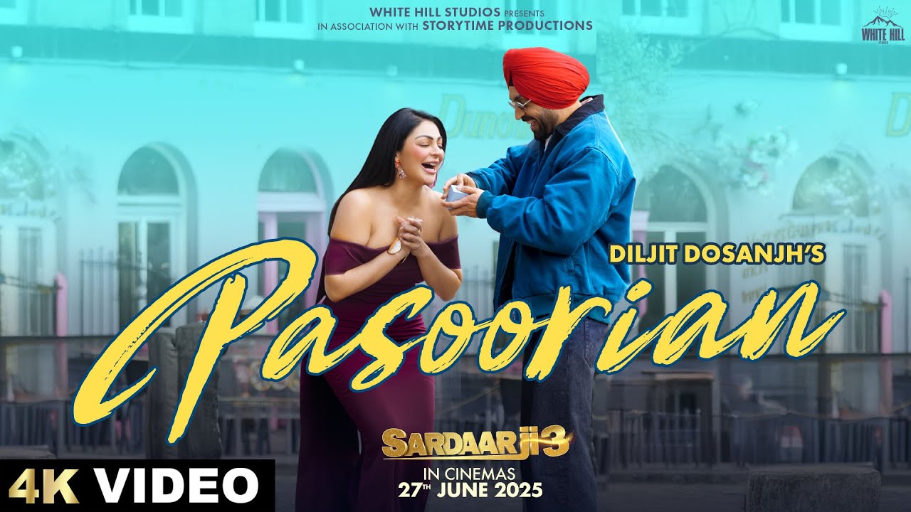 पसूरियां Pasoorian Lyrics In Hindi - Diljit Dosanjh | Sardaar Ji 3(2025)