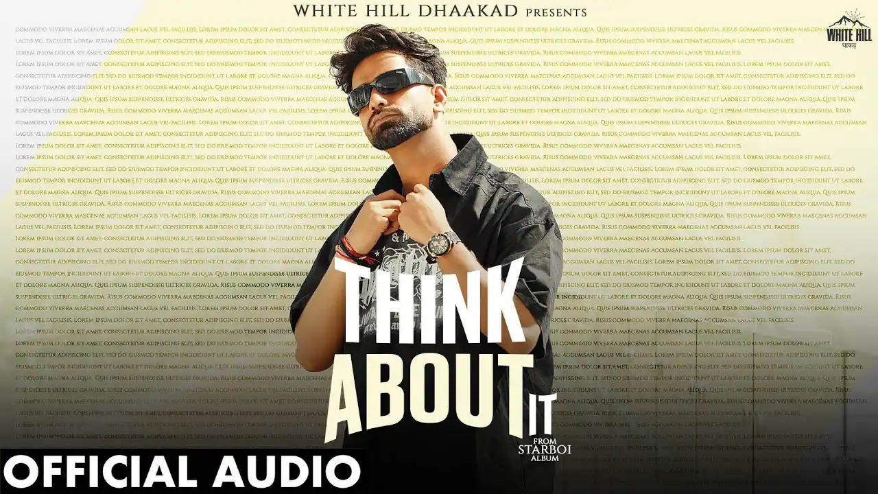 थिंक अबाउट इट Think About It Lyrics In Hindi - Billa Sonipat Ala | Starboi