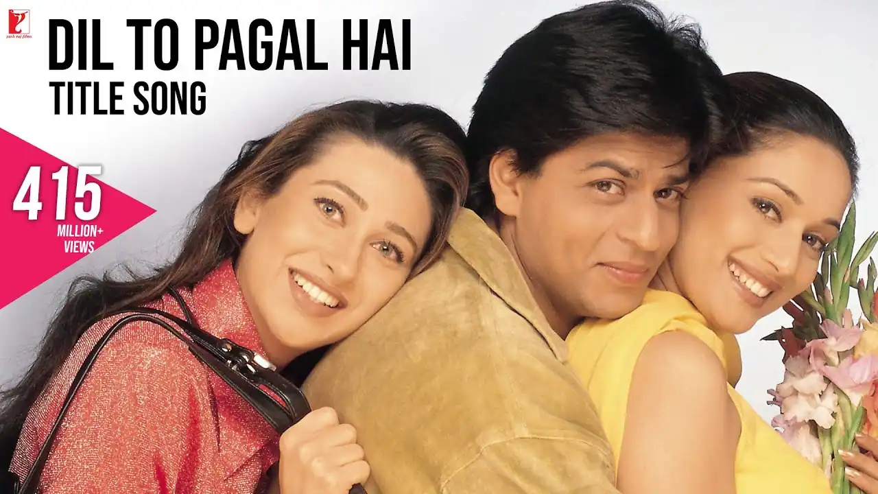 दिल तो पागल है Dil To Pagal Hai Lyrics In Hindi-Dil To Pagal Hai (1997),Lata Mangeshkar & Udit Narayan