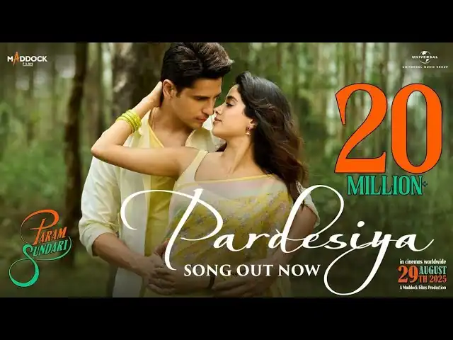 परदेसिया Pardesiya Lyrics in Hindi – Sonu Nigam (Param Sundari)