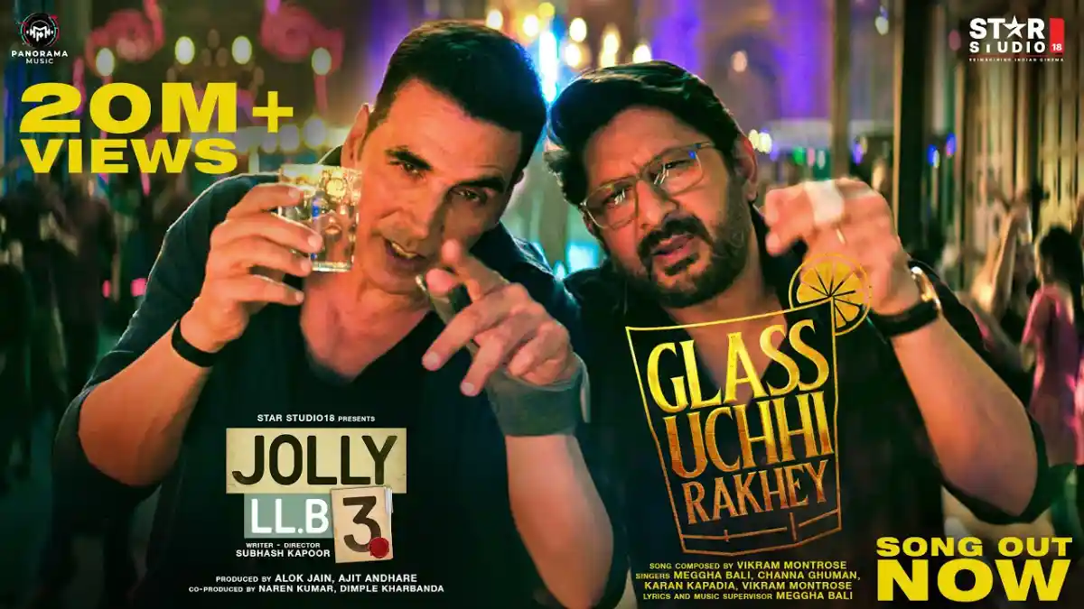ग्लास ऊँची रखे Glass Uchhi Rakhey Lyrics in Hindi – Jolly LLB 3(2025)