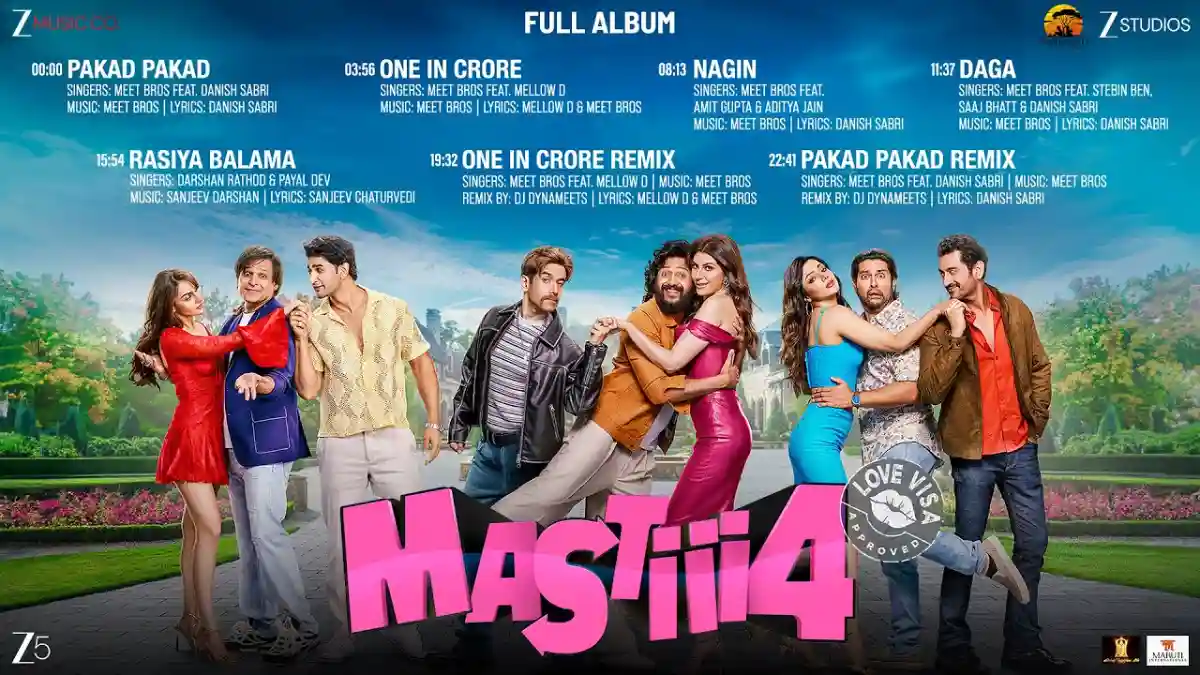 दगा Daga Lyrics in Hindi – Mastiii 4(2025)