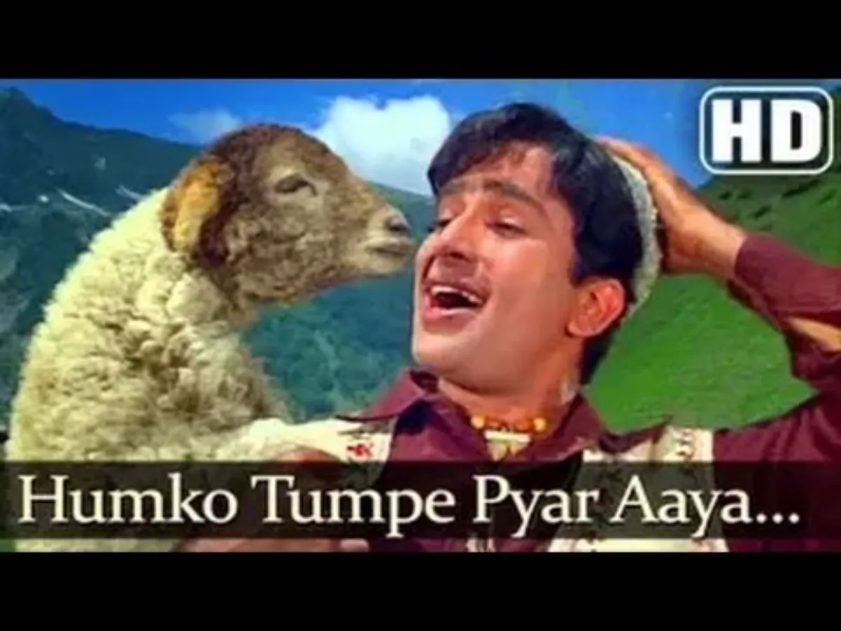 मको तुमपे प्यार आया Humko Tumpe Pyar Aaya Lyrics In Hindi – Jab Jab Phool Khile(1965)