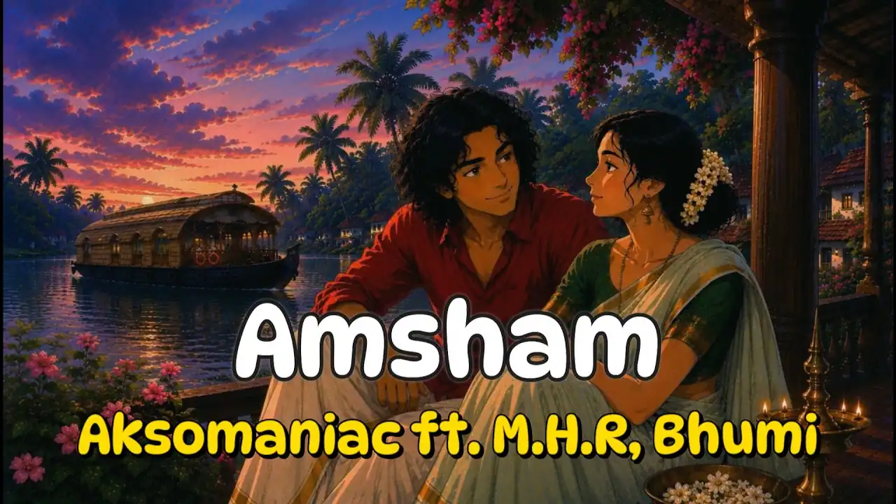 Amsham Lyrics In Hindi - Aksomaniac, MHR Amsham Lyrics In Hindi - Aksomaniac, MHR